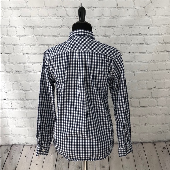 Tommy Hilfiger Checkered Button Down SZ M 12-14 - Picture 3 of 7